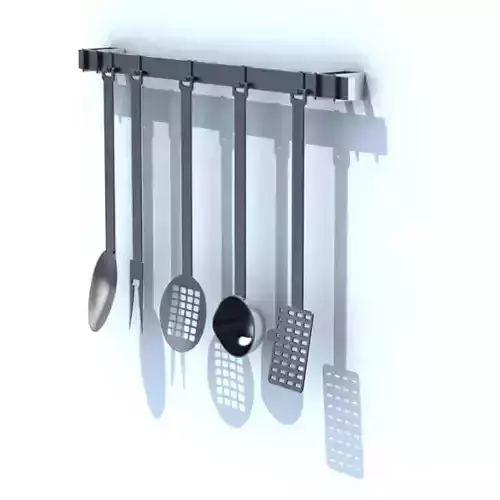 Kitchen Utensil Rack With Tools