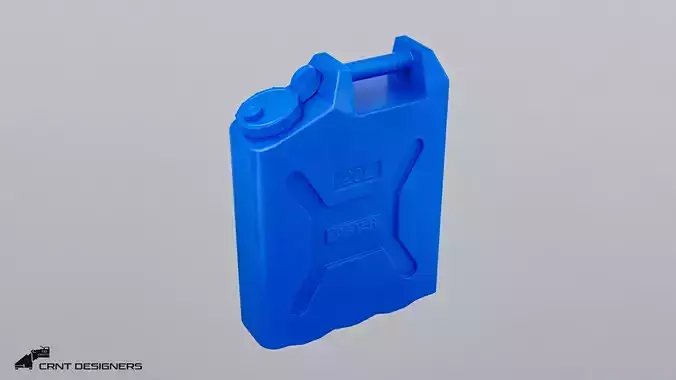 Gallon - water canister Low Poly PBR 3D Model