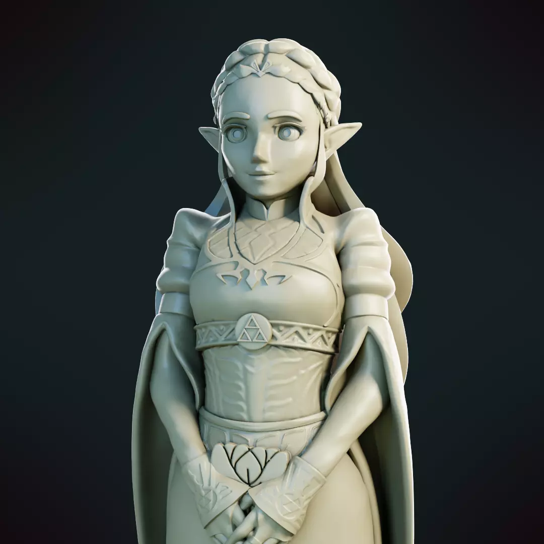 Princess Zelda - Breath of the Wild 3D print model
