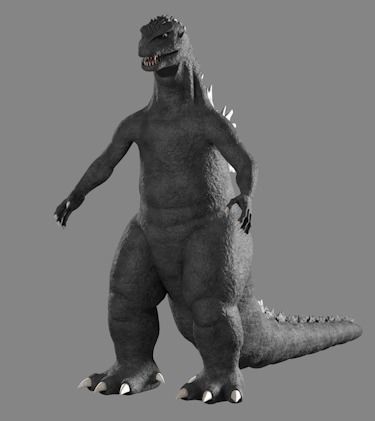 Godzilla 1954 3D model_5