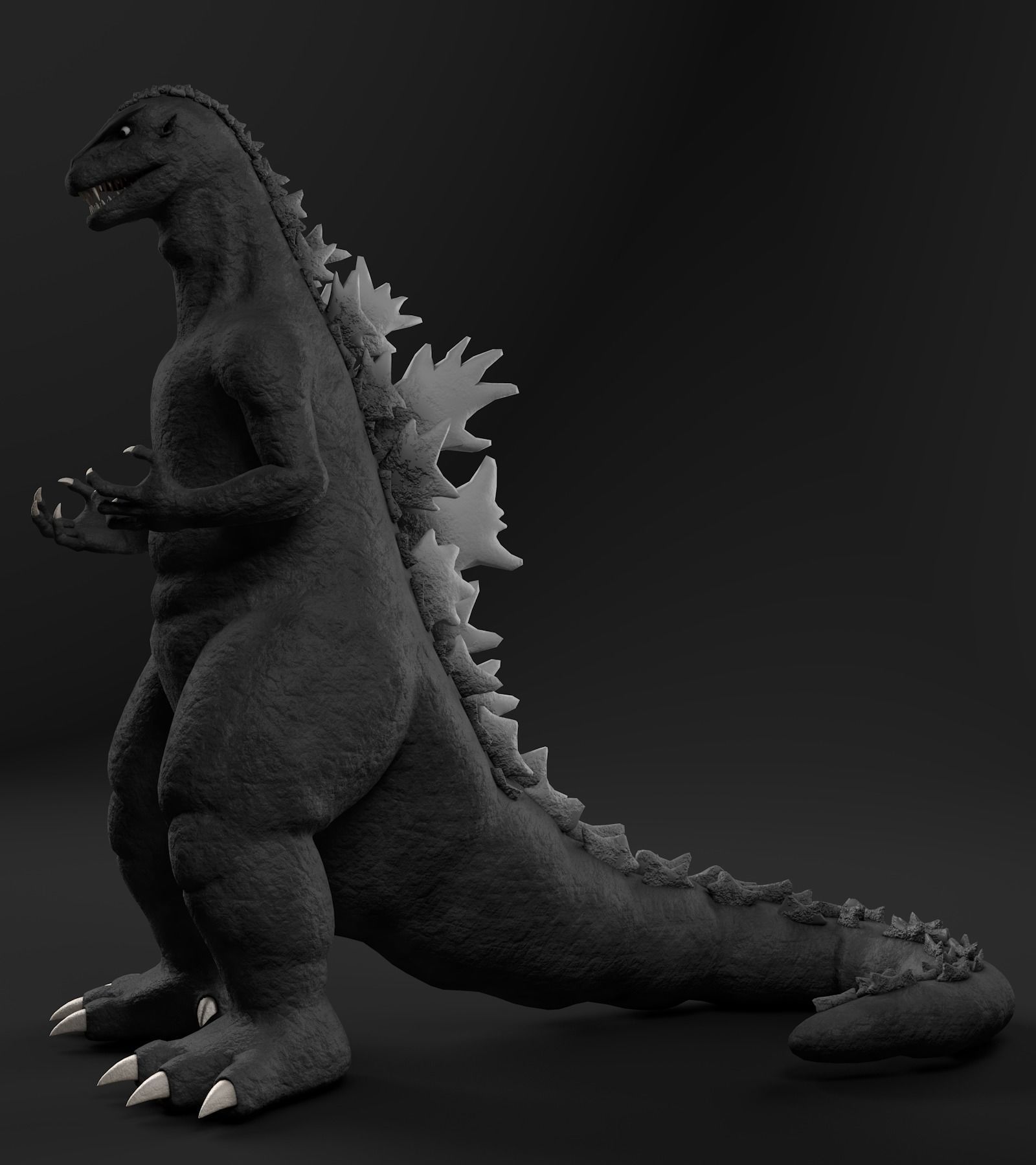 Godzilla 1954 3D model_4