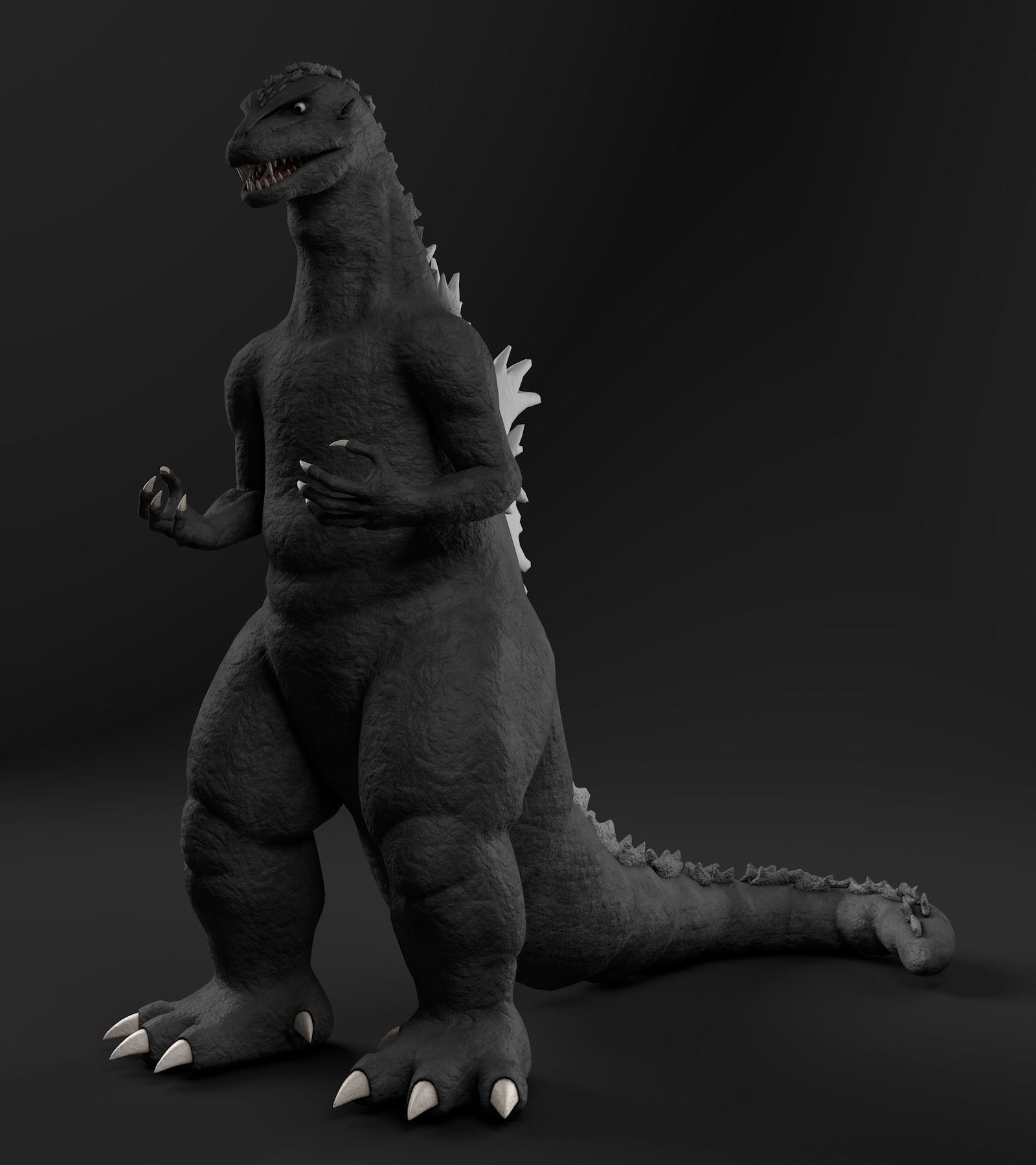 Godzilla 1954 3D model_2