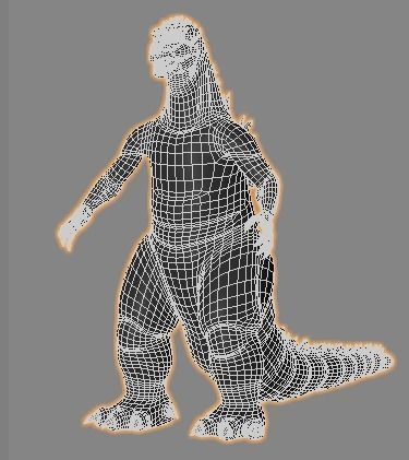 Godzilla 1954 3D model_7