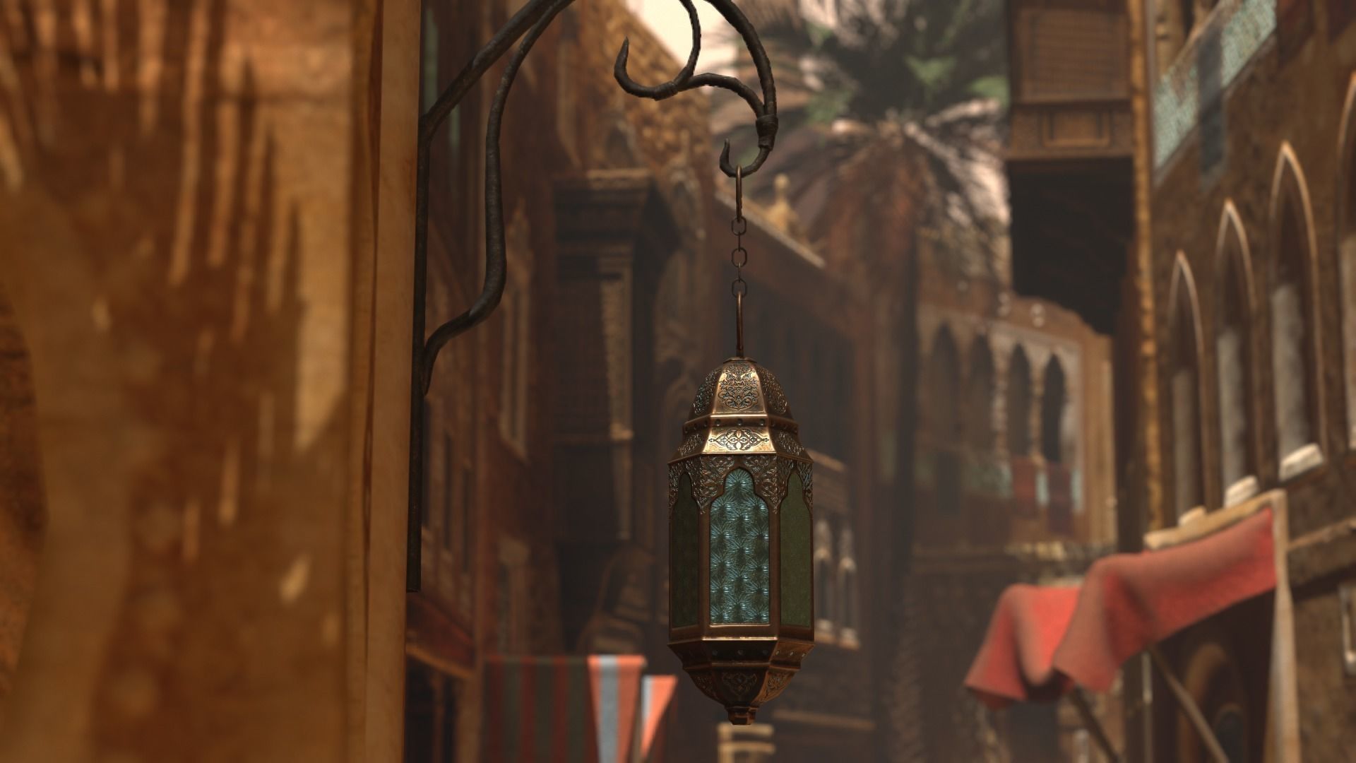 Arabic Old Town Low-poly 3D model_24
