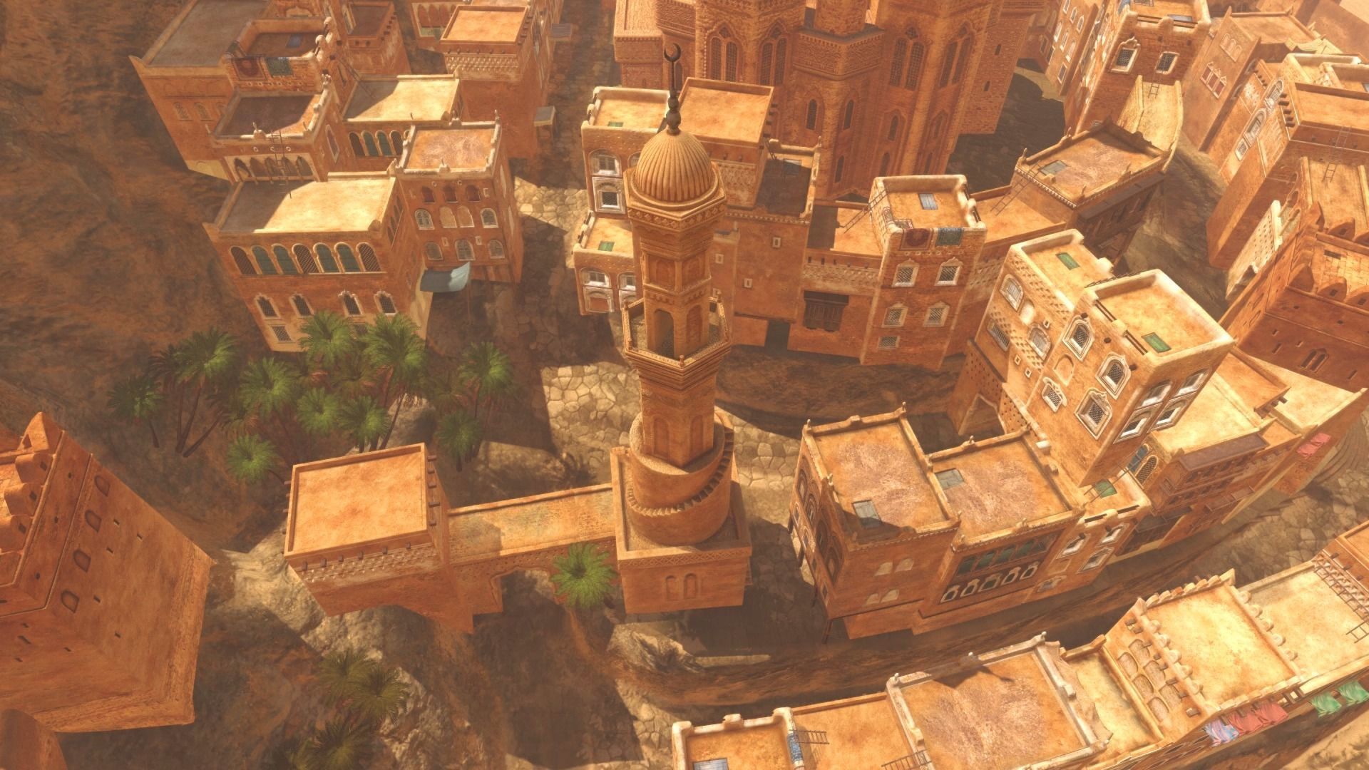 Arabic Old Town Low-poly 3D model_16