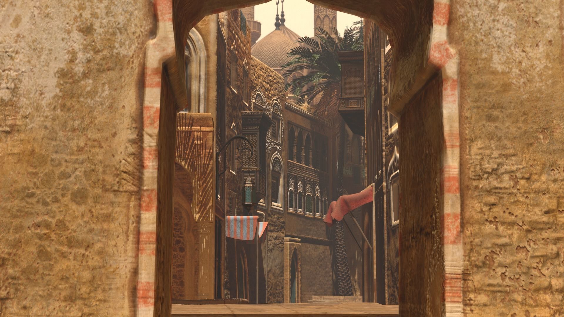 Arabic Old Town Low-poly 3D model_23