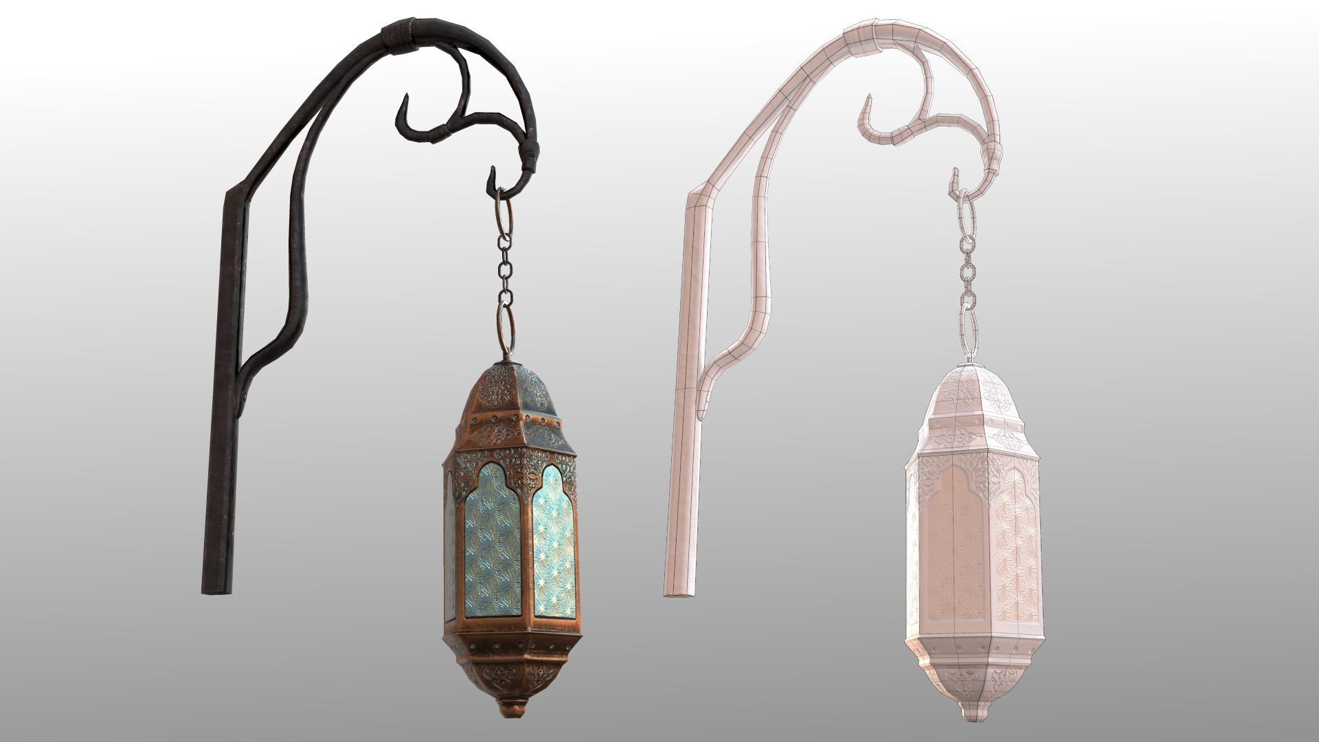 Arabic Old Town Low-poly 3D model_45