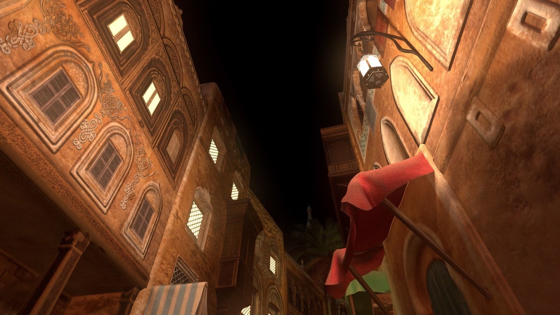 Arabic Old Town Low-poly 3D model_36