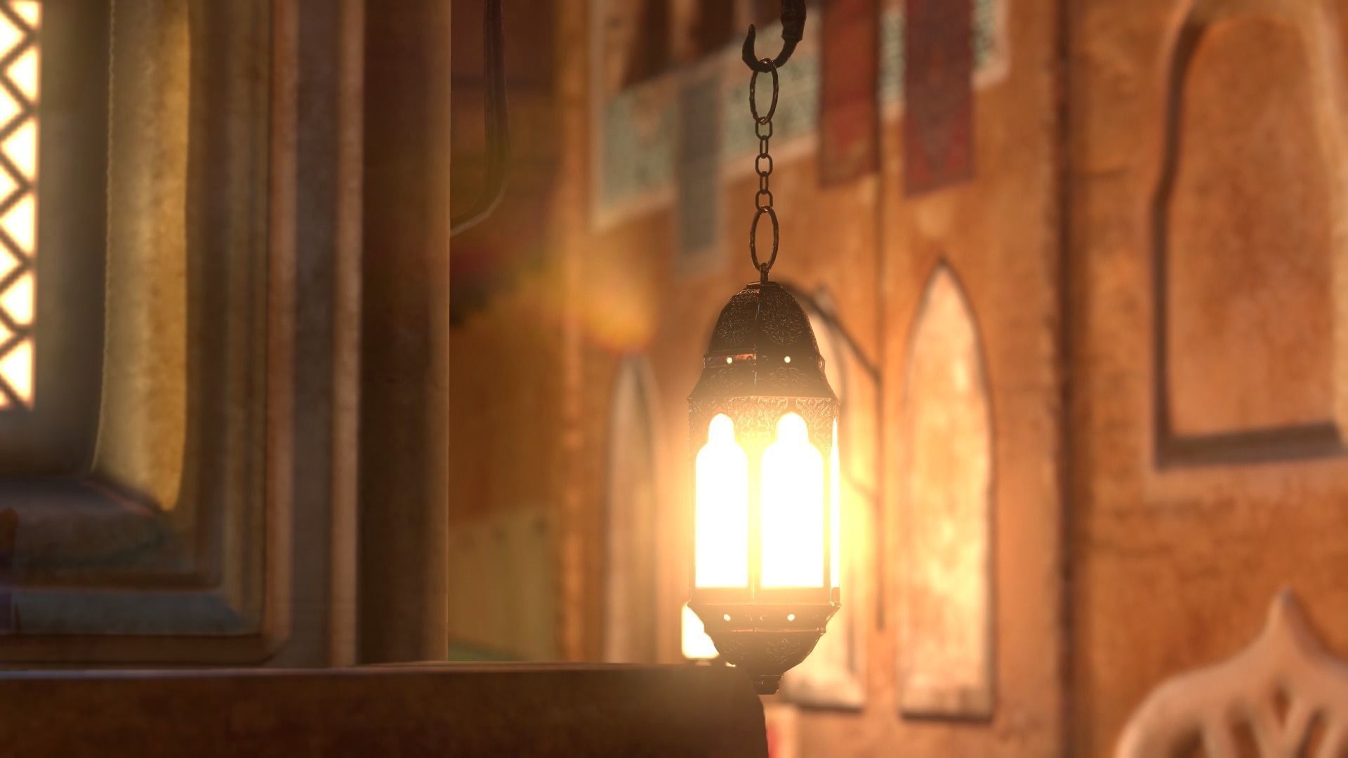 Arabic Old Town Low-poly 3D model_40