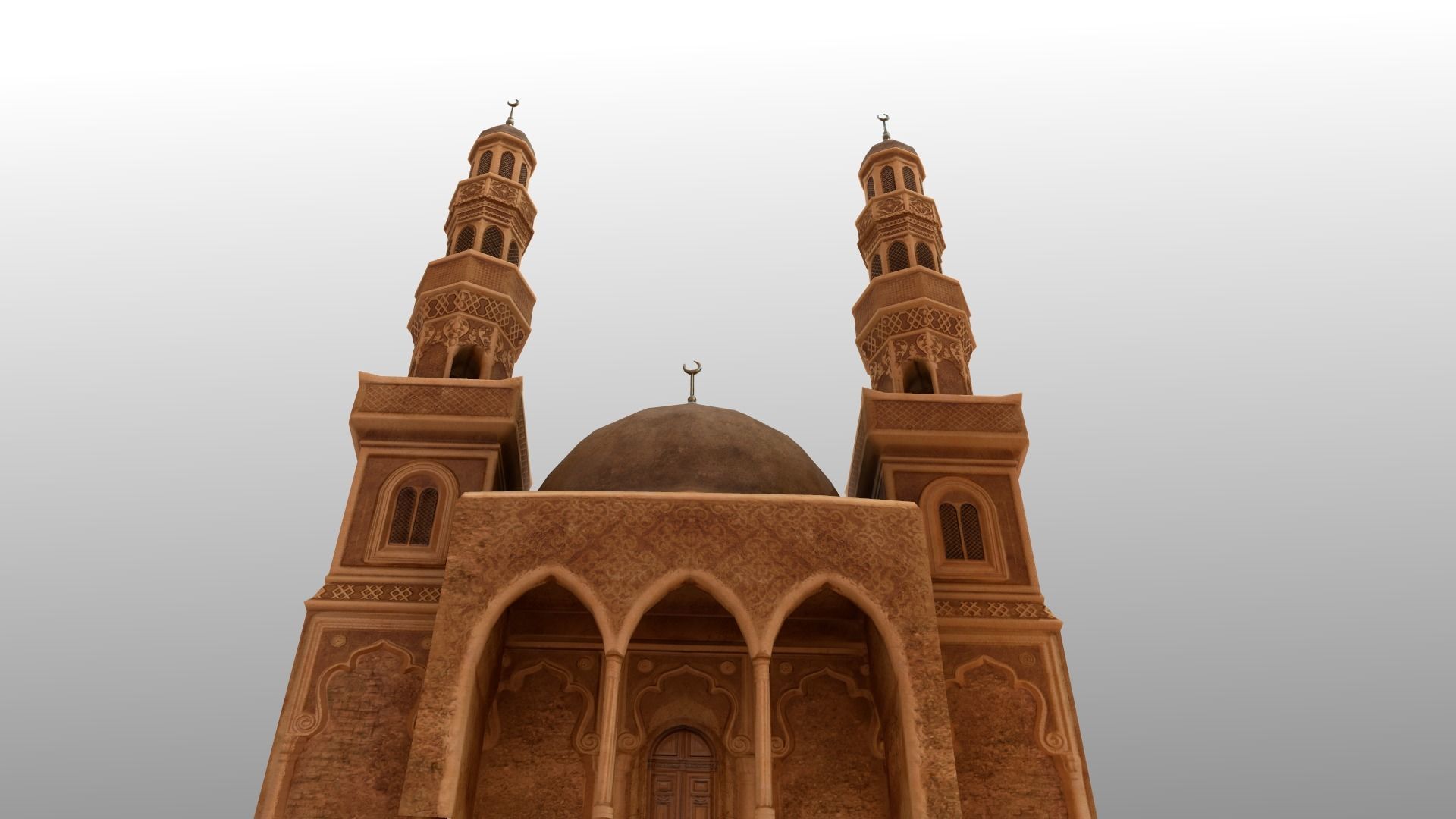 Arabic Old Town Low-poly 3D model_63