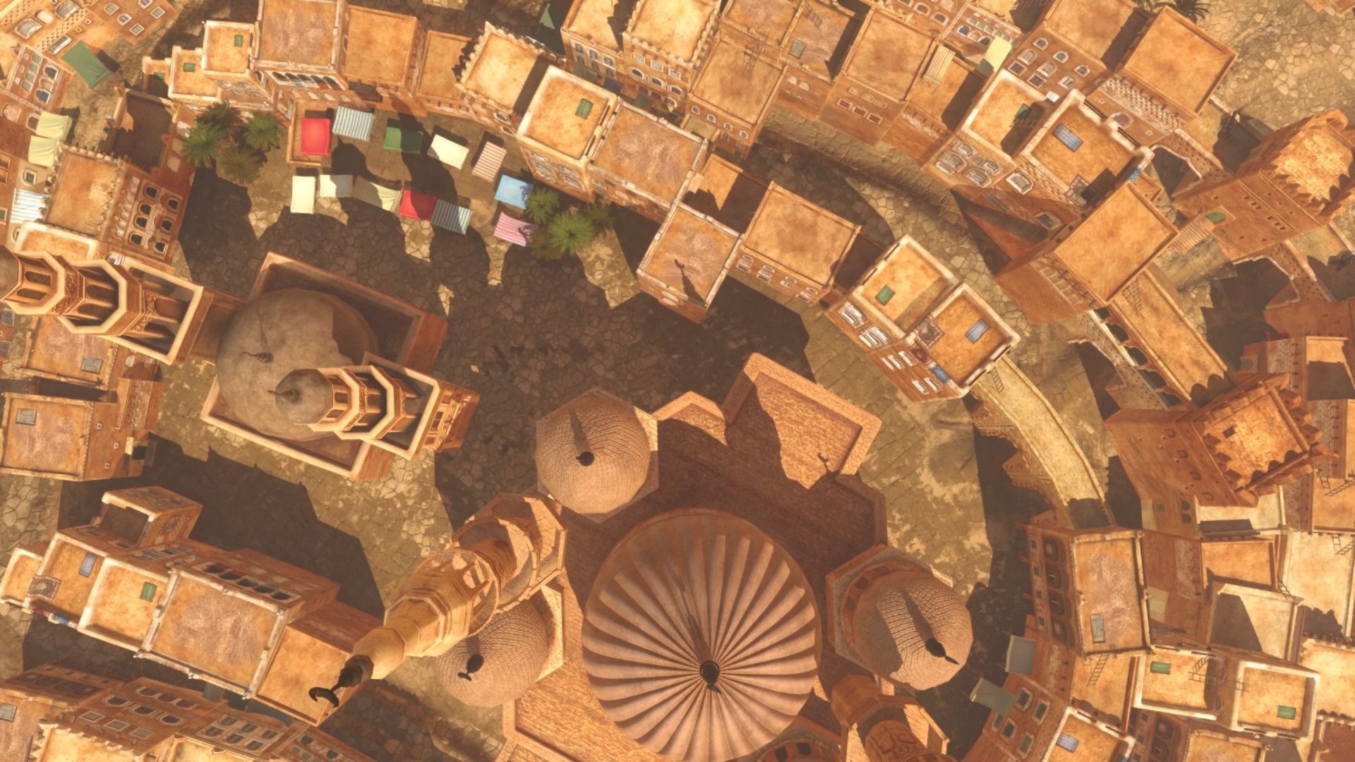 Arabic Old Town Low-poly 3D model_12