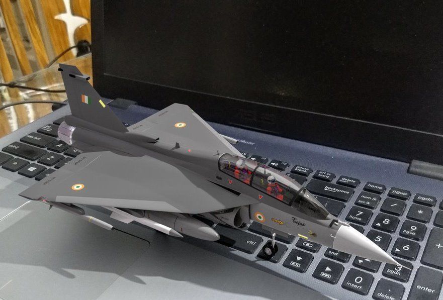 HAL Tejas Fighter jet aircraft 3D print model_2
