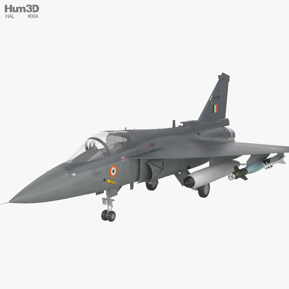 HAL Tejas Fighter jet aircraft 3D print model_1