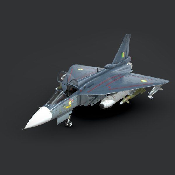 HAL Tejas Fighter jet aircraft 3D print model_4