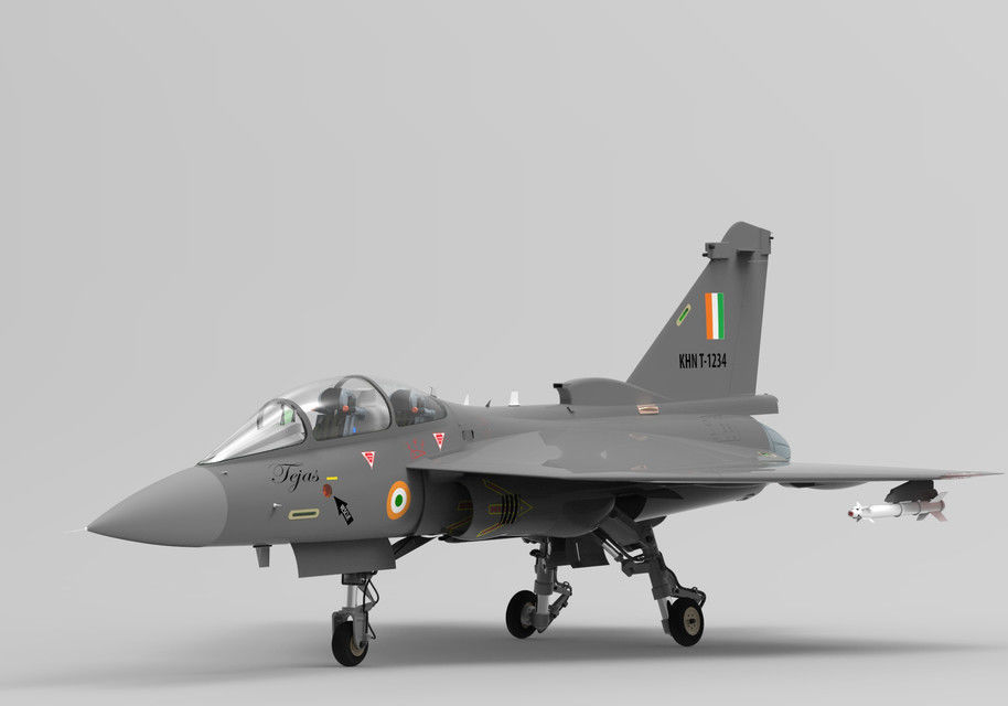 HAL Tejas Fighter jet aircraft 3D print model_6