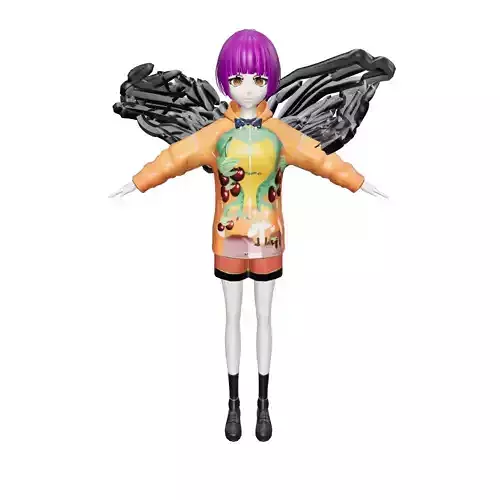 mmd model angel
