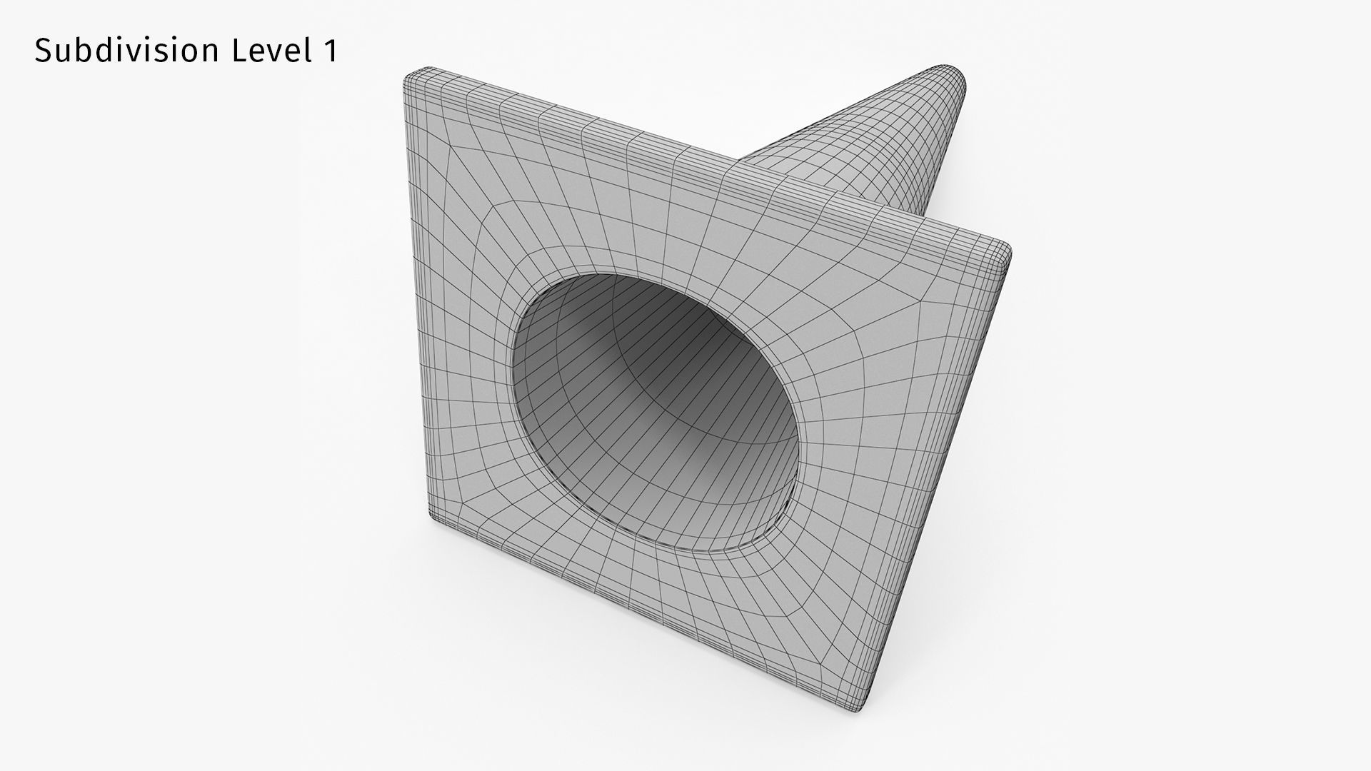 Road Cone 3D model_18