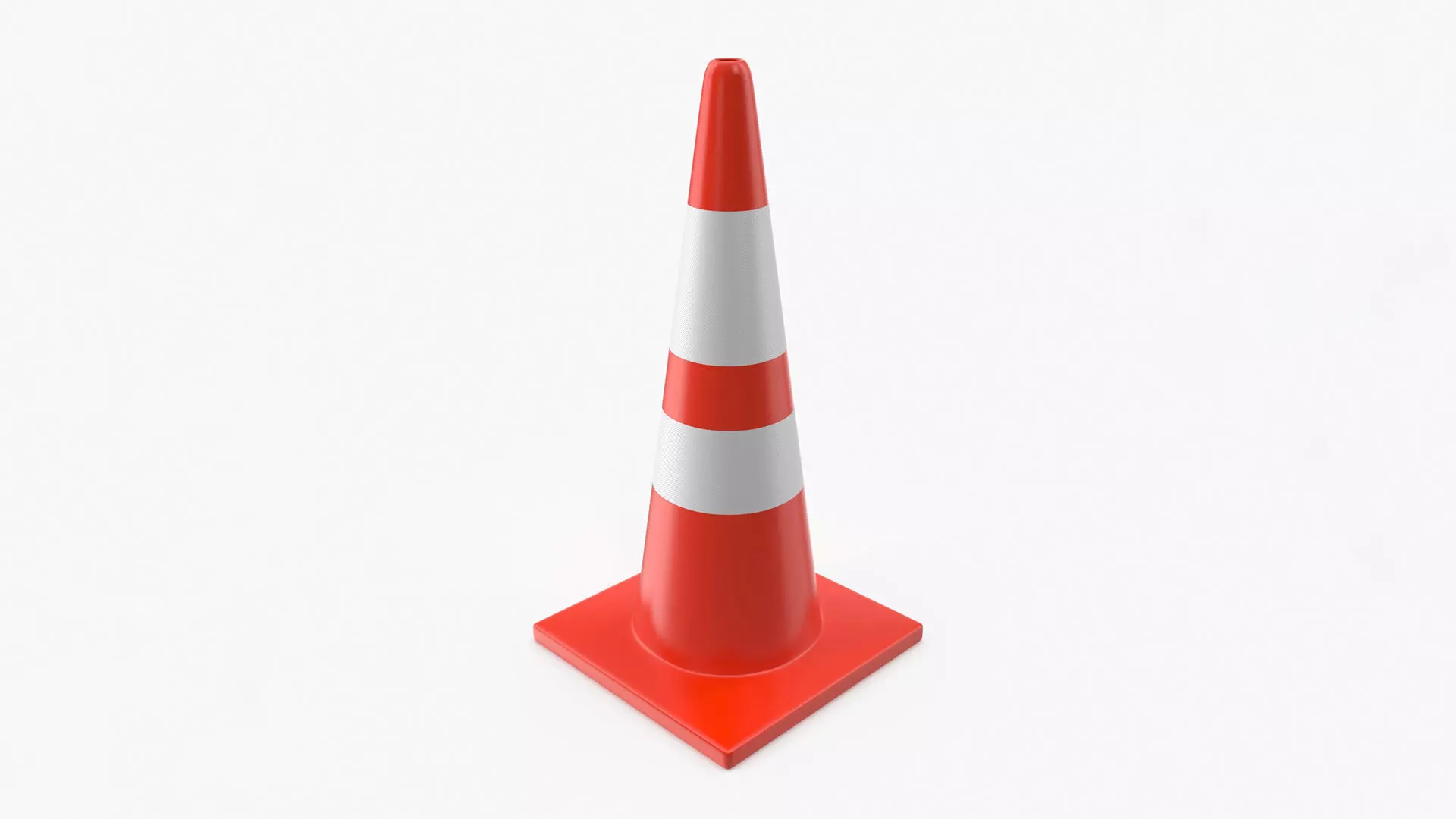 Road Cone 3D model_0