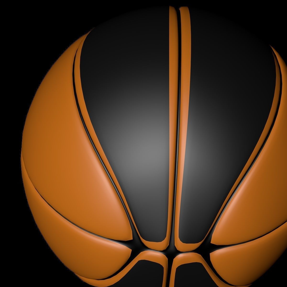 Basketball ball 3D model_5