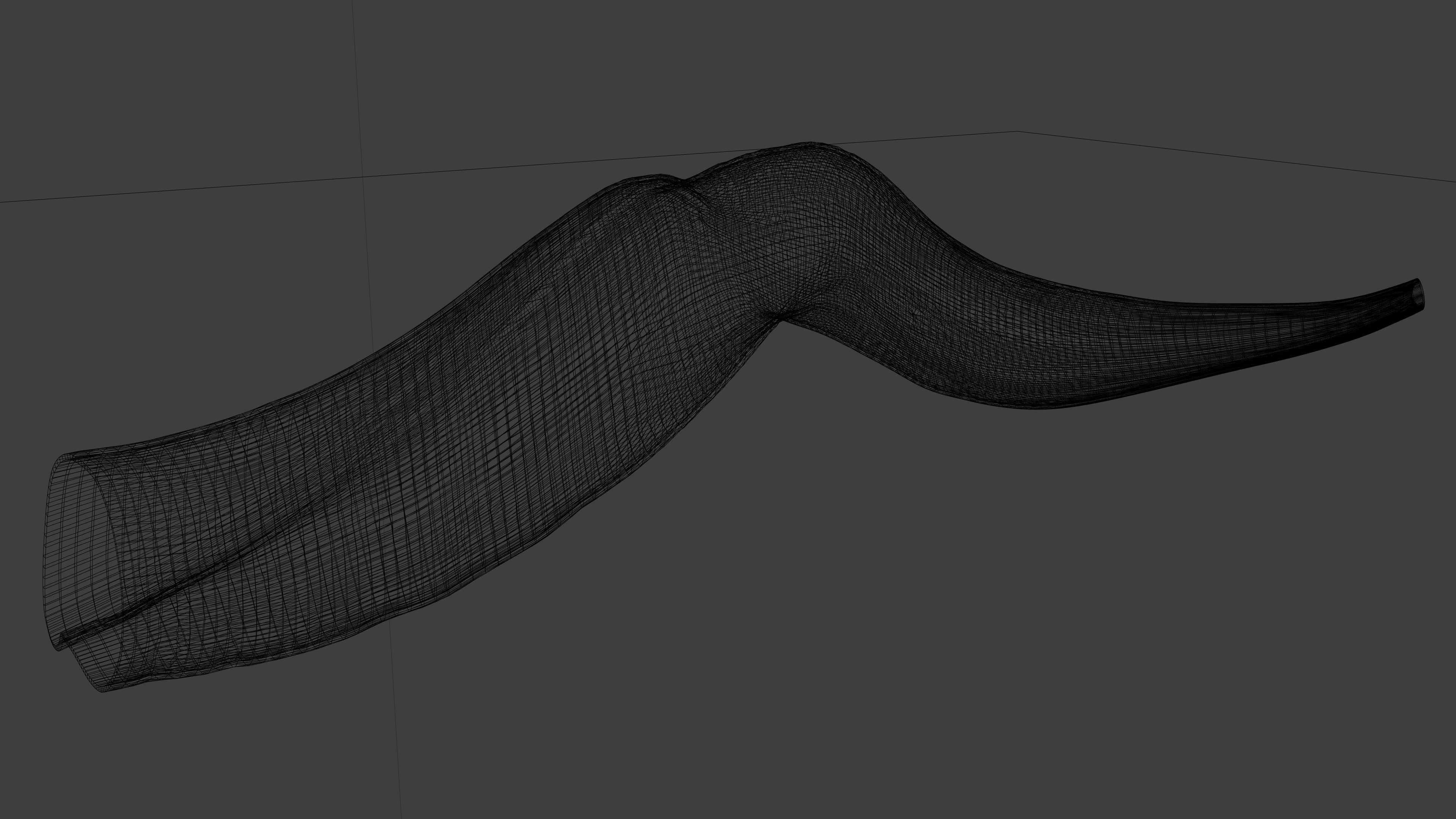 Kudu Shofar - Nanite Optimized 3D model_4