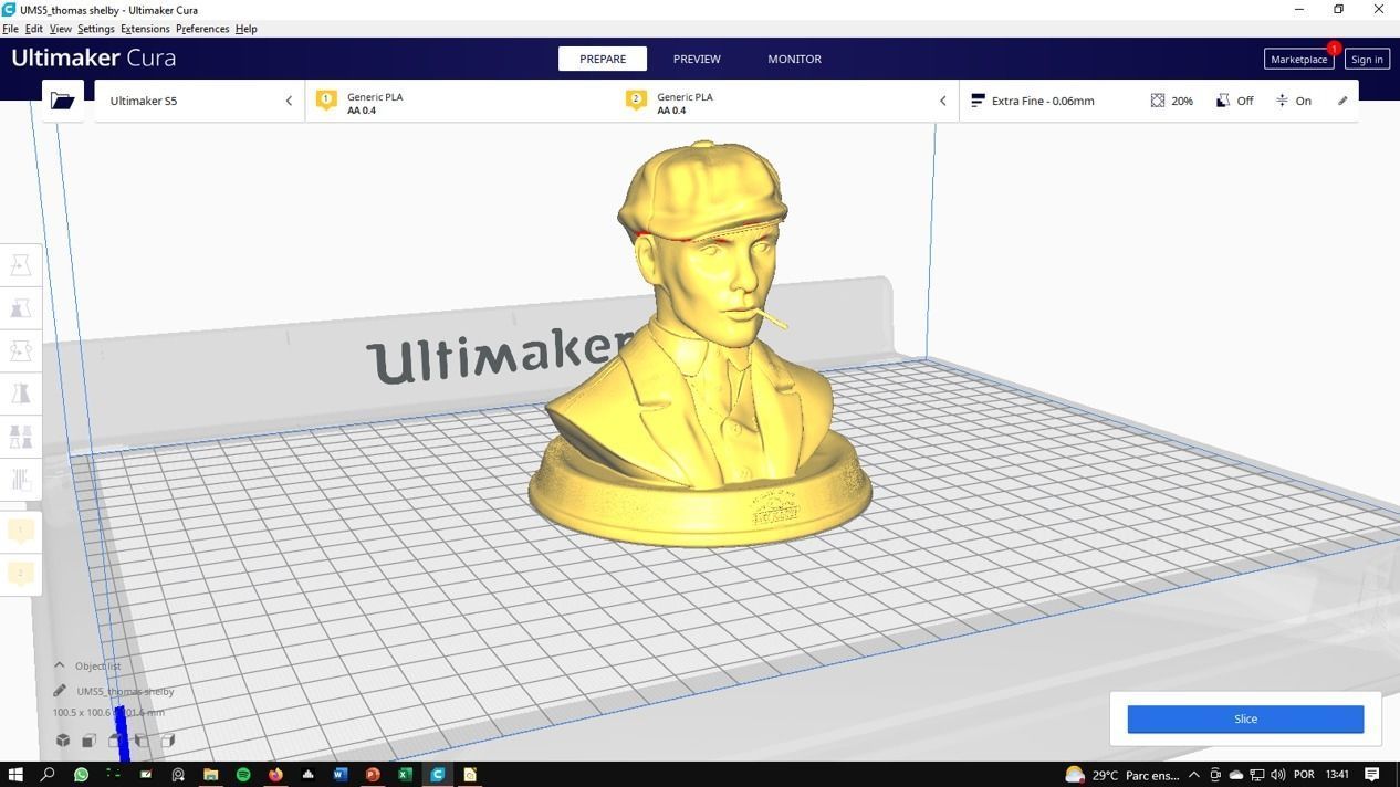 Bust Of Thomas Shelby Peaky Blinders 3D print model_5