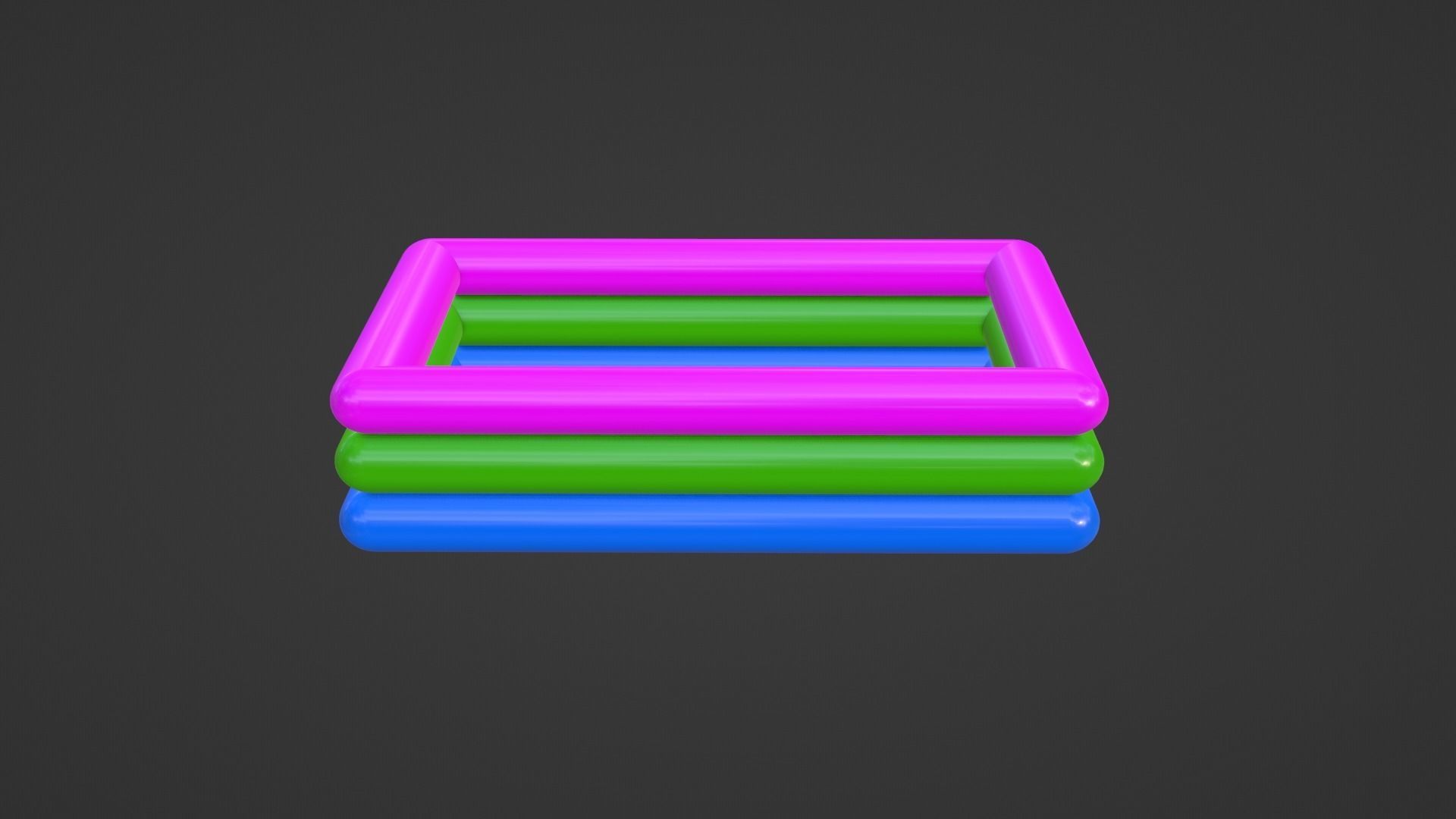 Inflatable pool outdoor 3 3D model_9