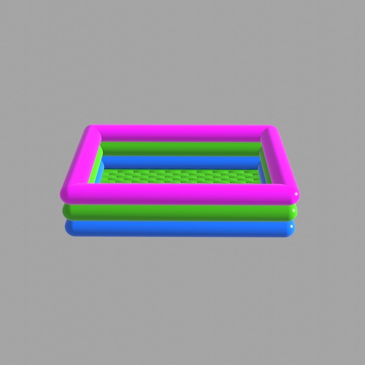Inflatable pool outdoor 3 3D model_2