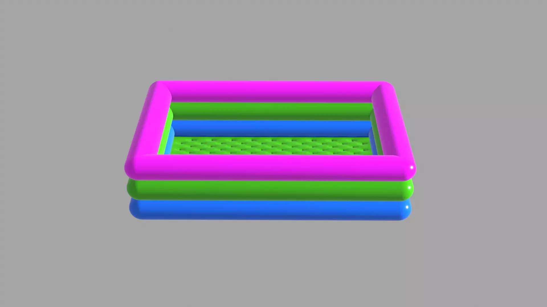 Inflatable pool outdoor 3 3D model_0