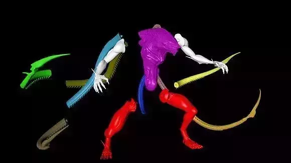 khanivore humanoid arms and legs