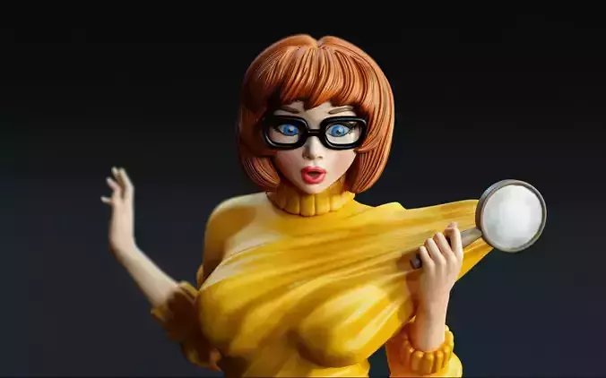 Velma scooby-doo action figure 3D print model