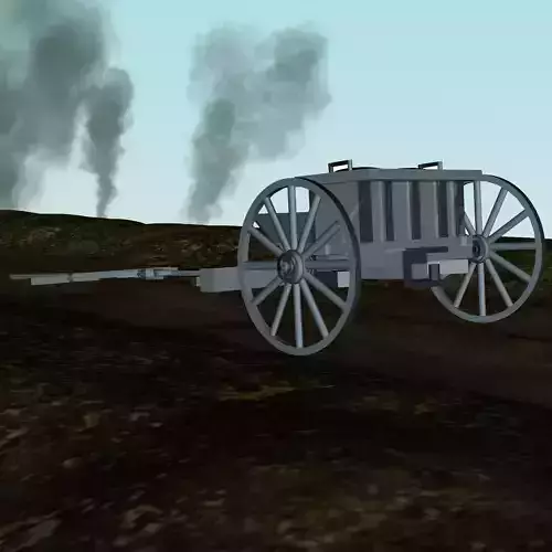 Napoleonic era British artillery Limber