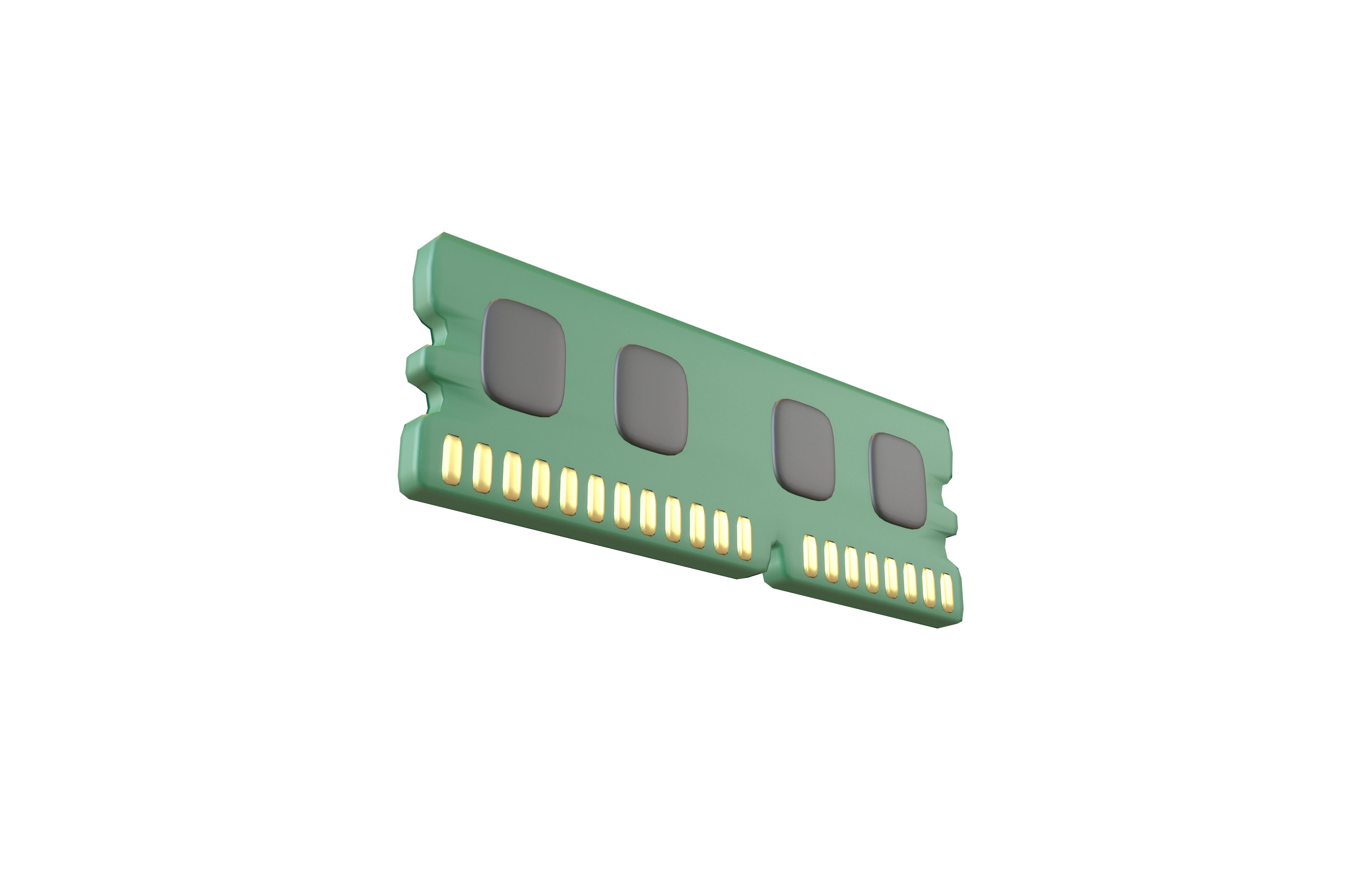 Cartoon Ram v2 001 Low-poly 3D model_3