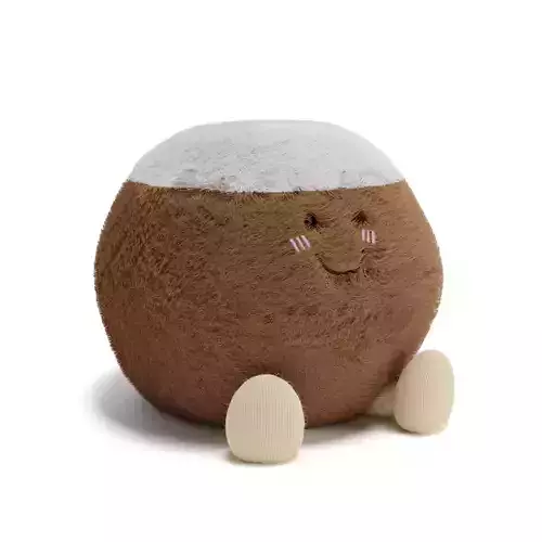 Coconut stuffed toy Free 3D model
