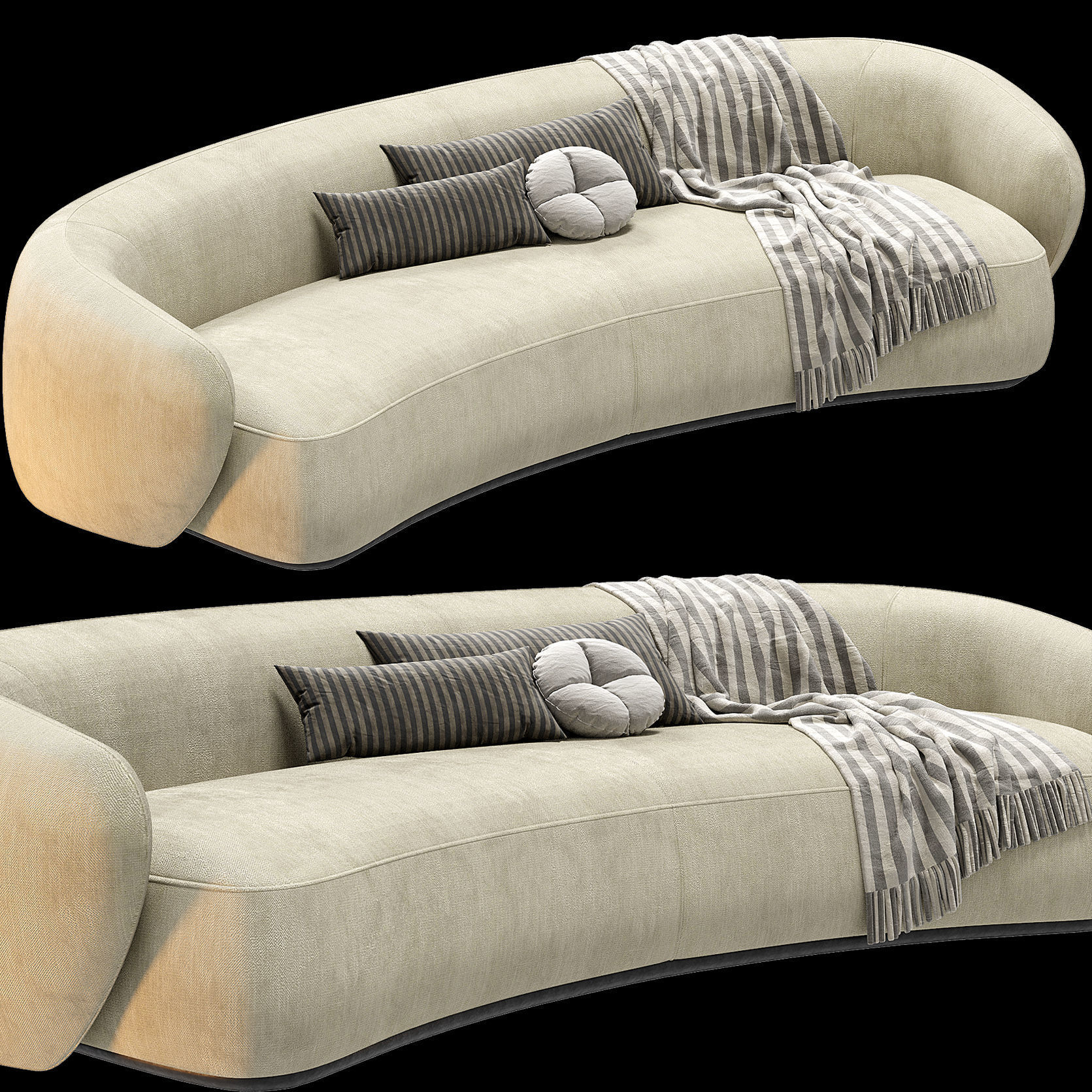 Rene Sofa  Meridiani 3D model_2