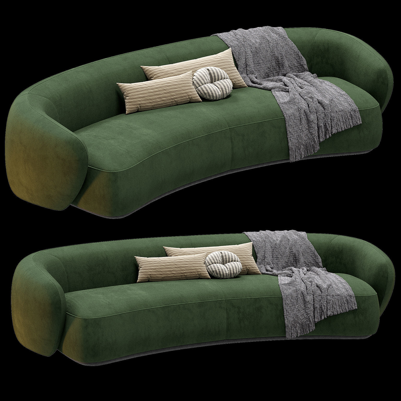 Rene Sofa  Meridiani 3D model_3