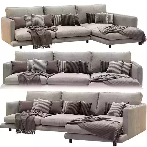Flexform Long Island Chaise Longue Sofa