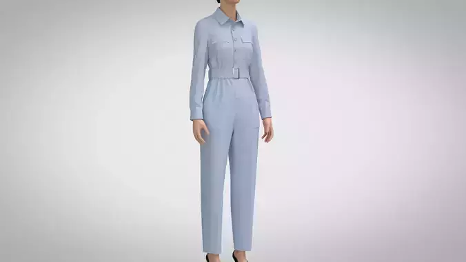 Women Jumpsuit 3D model