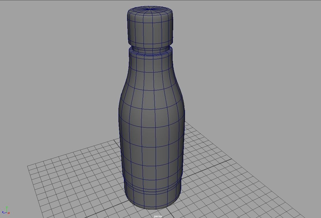 House Hold Series - 49 Unique 3D Bottles - 9th Batch Low-poly 3D model_8