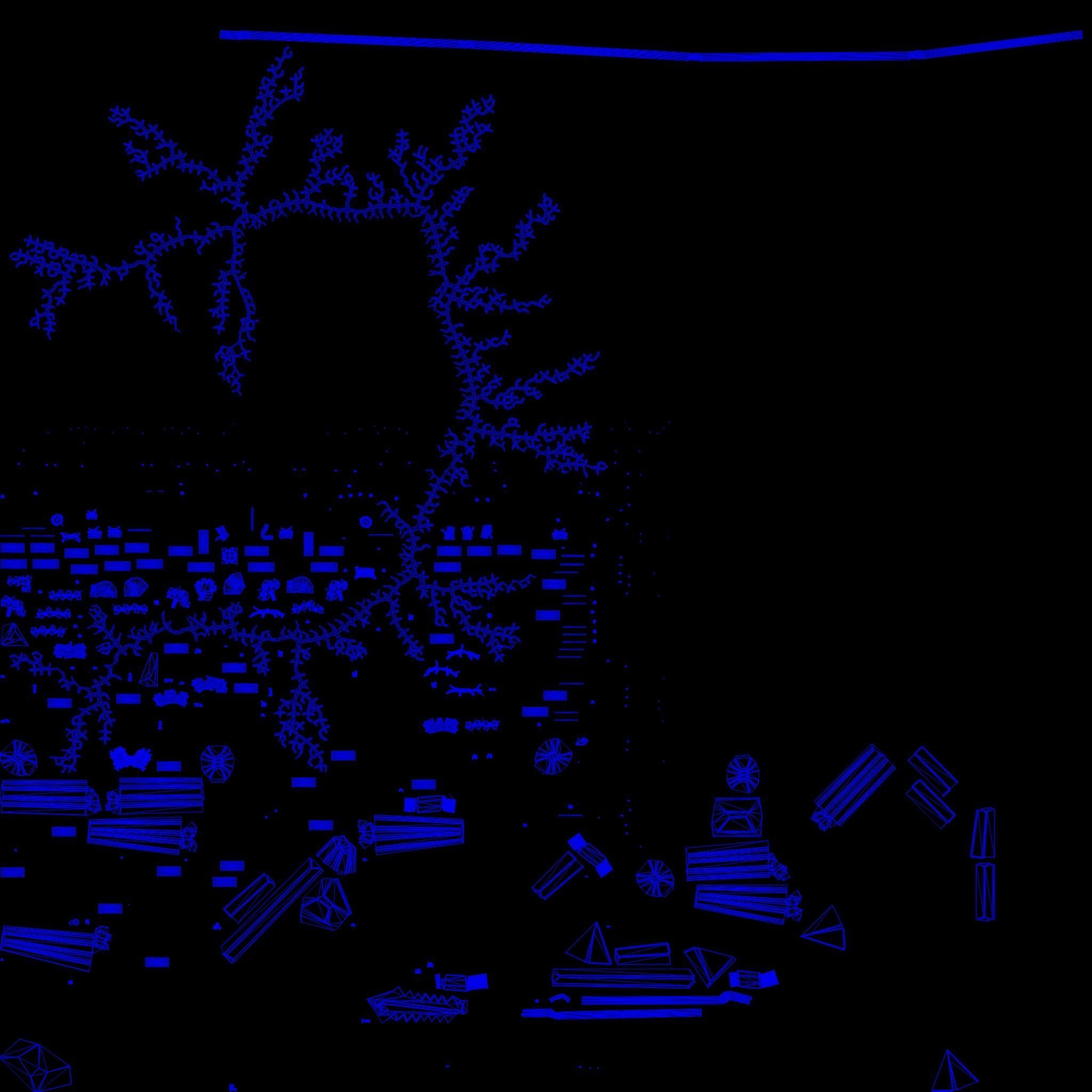 Factory Industrial Kitbash Low-poly 3D model_9