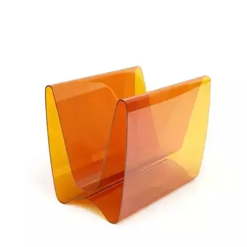 Orange Plastic File Holder