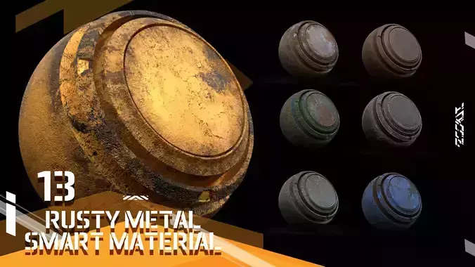 13-Rusty metal smart material