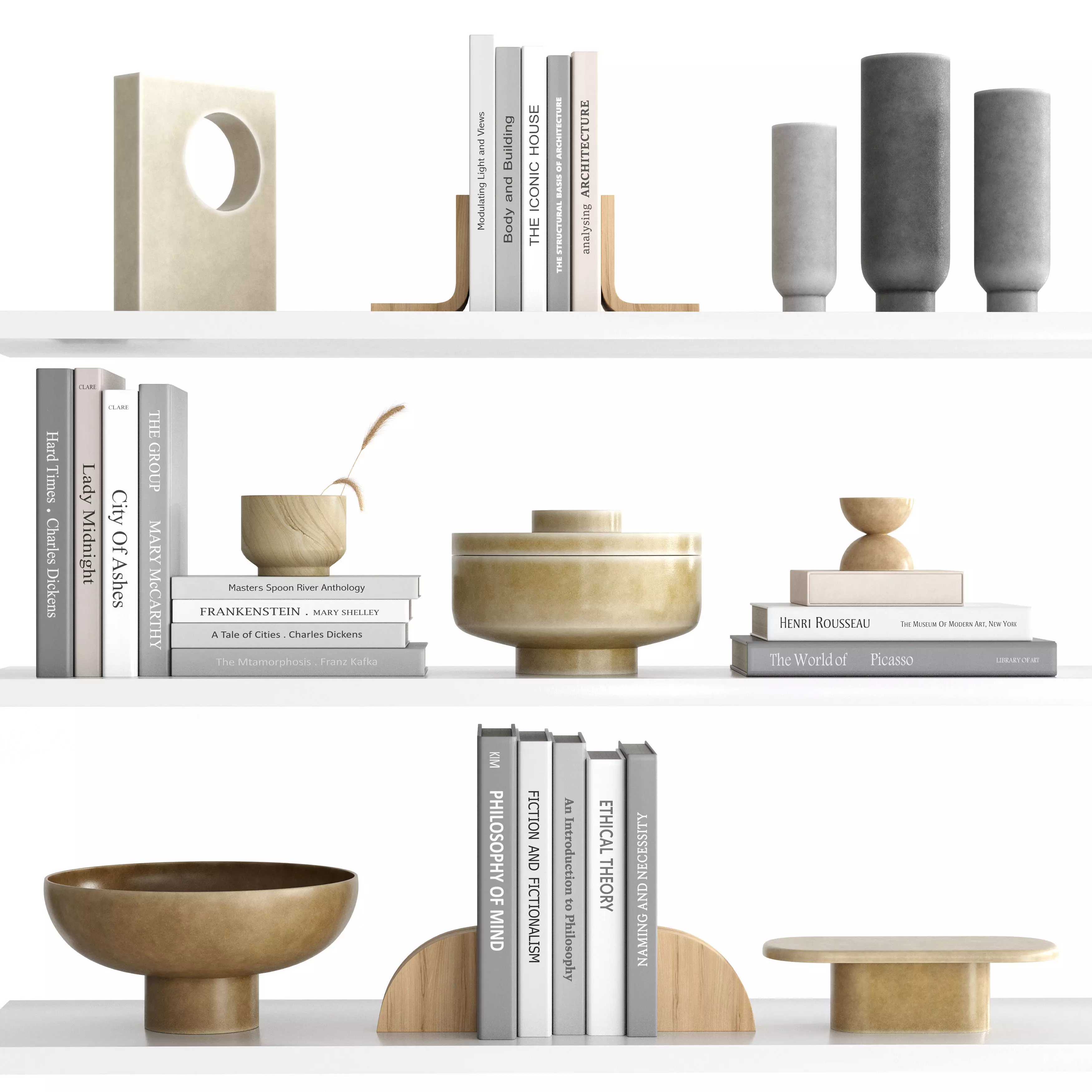 Decorative set 01 3D model_0