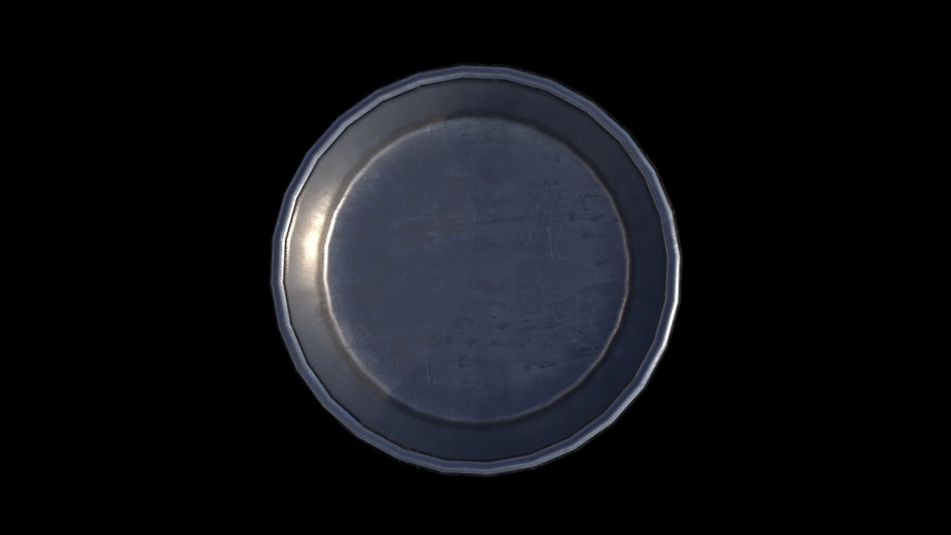 Simple Dish 3D model_2