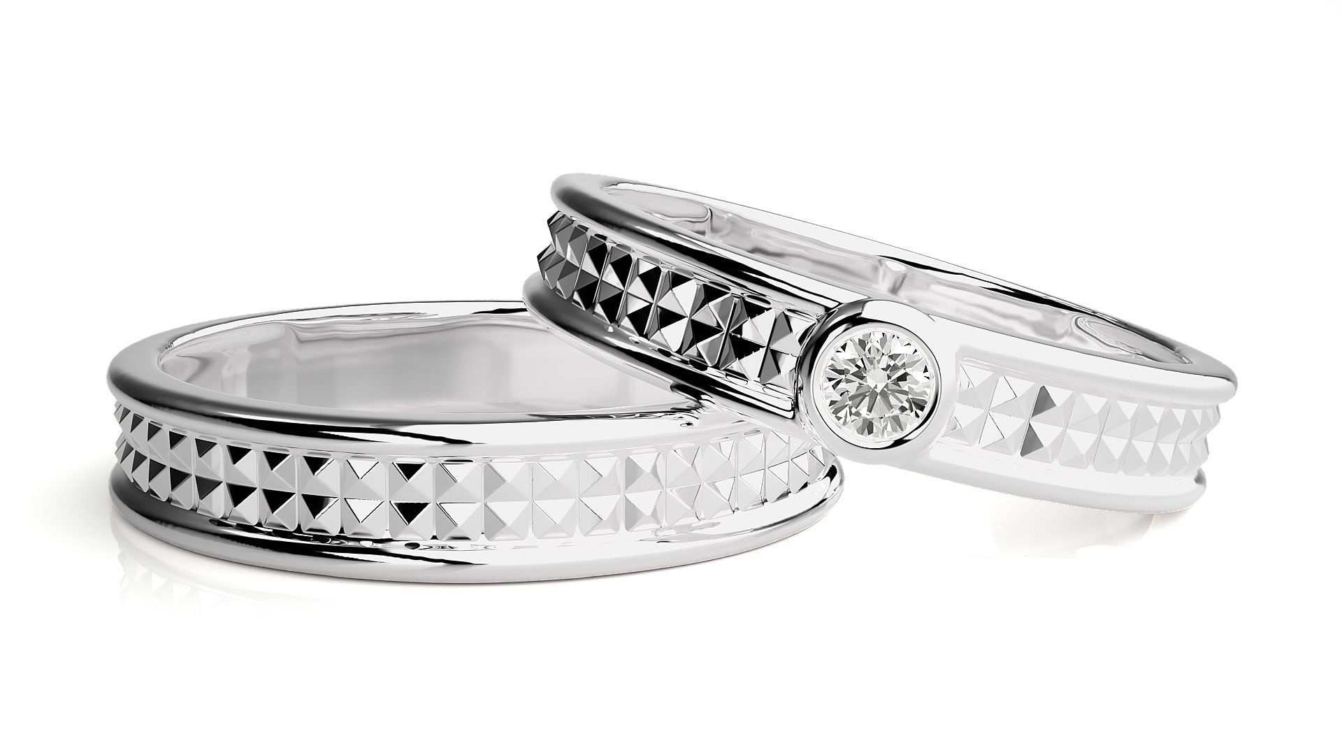 Wedding Band -  7 31 3D print model_6