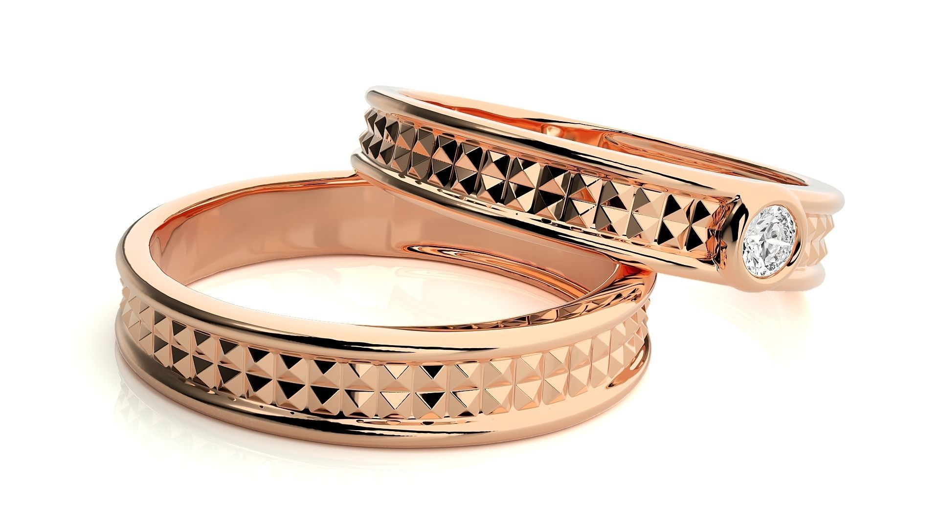 Wedding Band -  7 31 3D print model_2