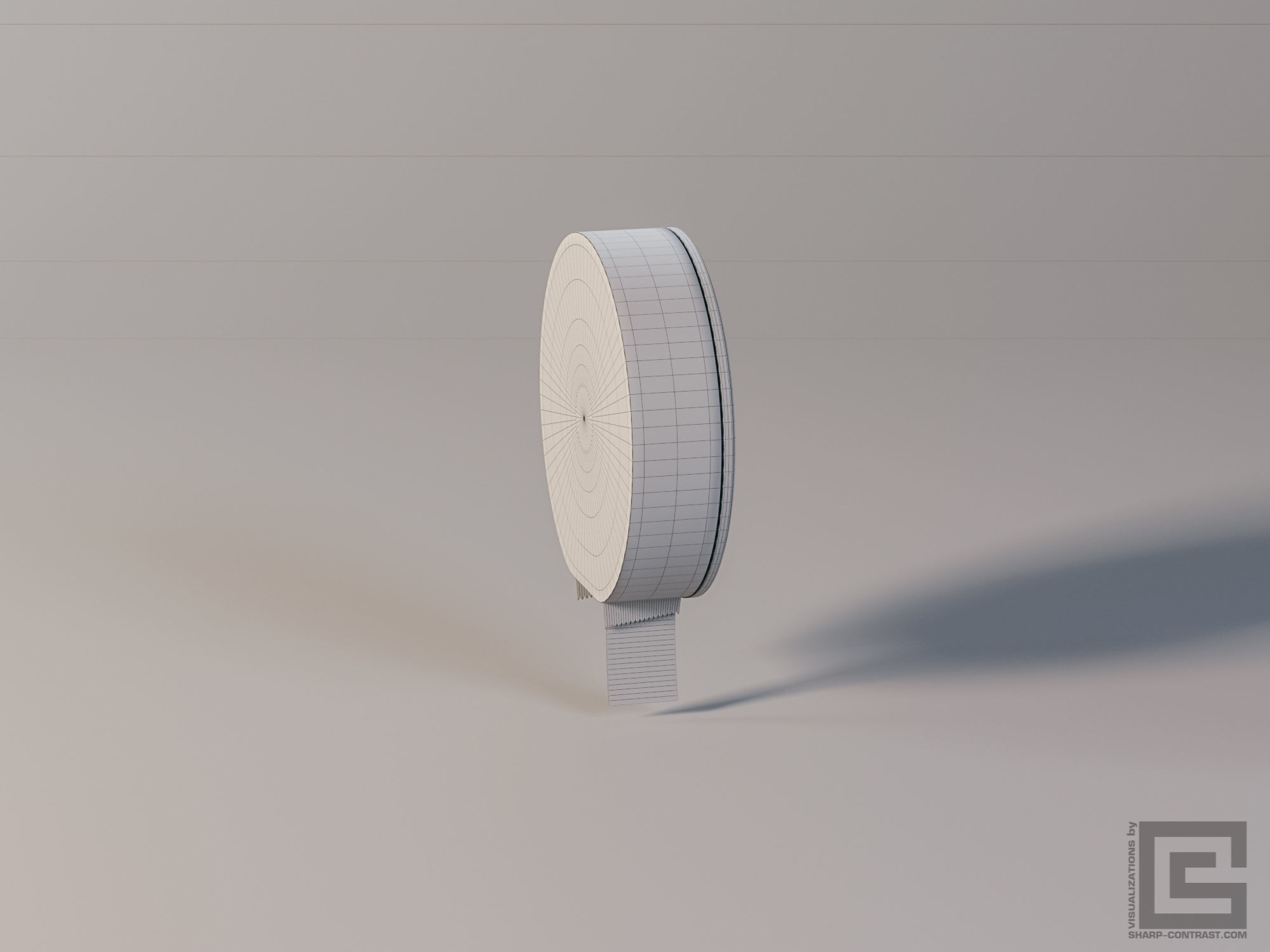 Toilet Paper Dispenser 3D model_12