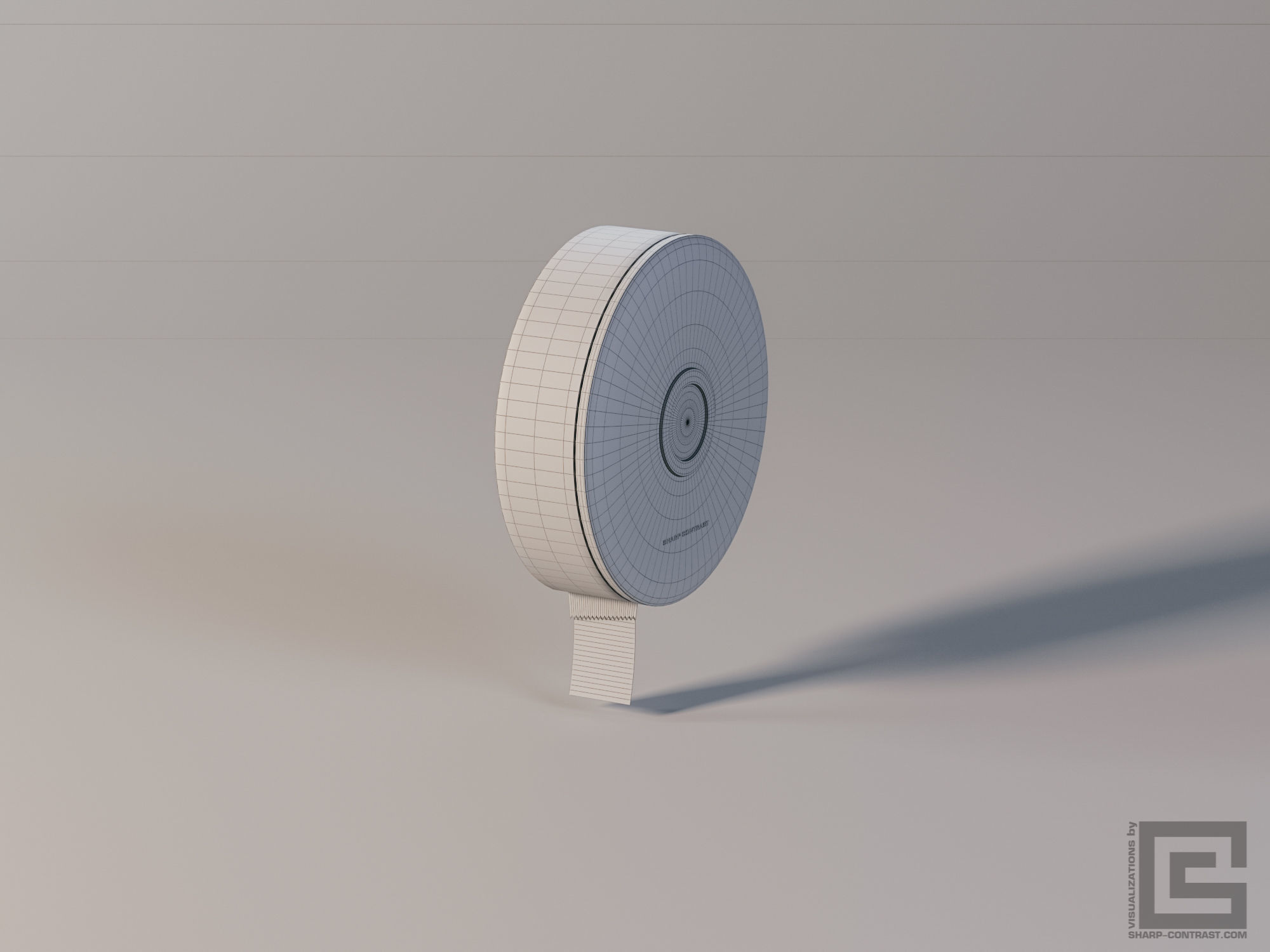 Toilet Paper Dispenser 3D model_11