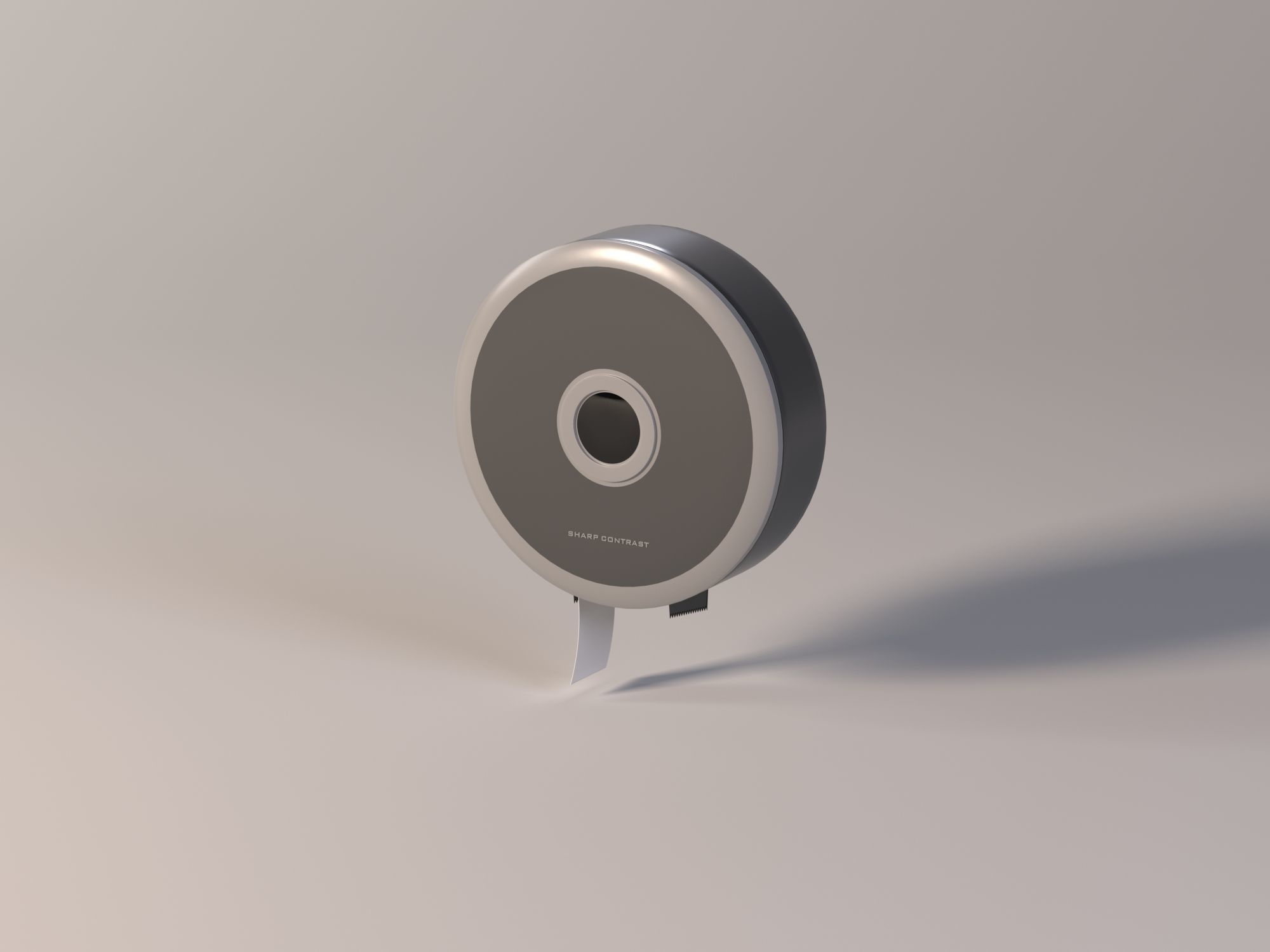 Toilet Paper Dispenser 3D model_8