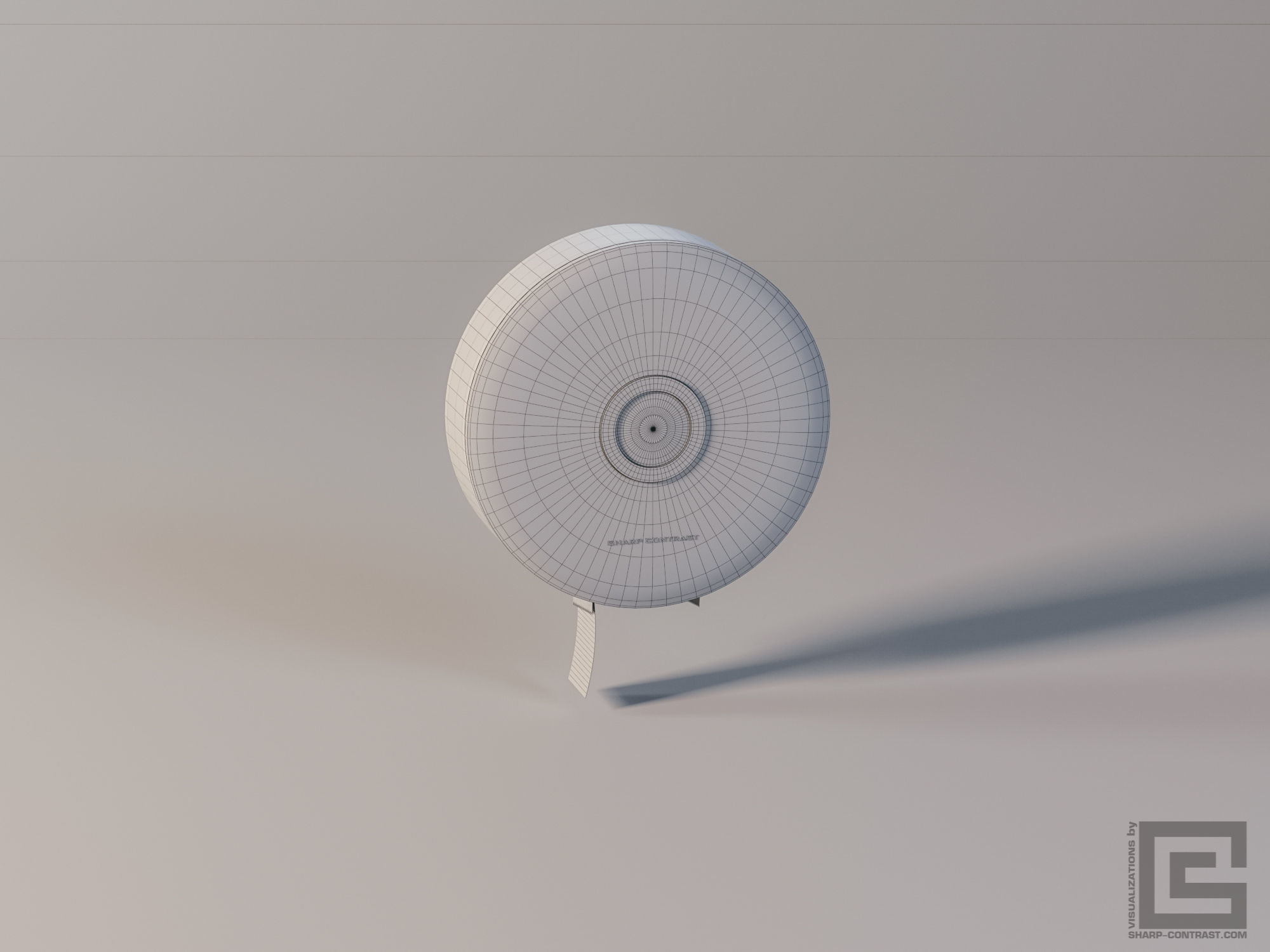 Toilet Paper Dispenser 3D model_10
