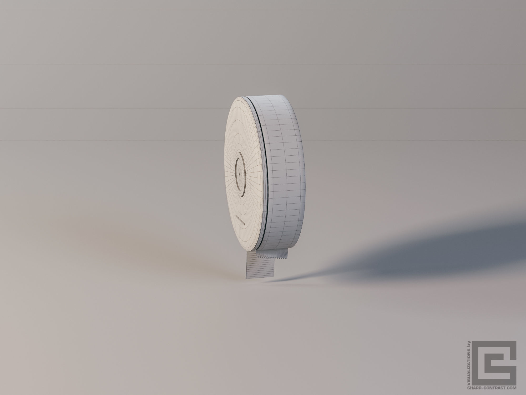 Toilet Paper Dispenser 3D model_16